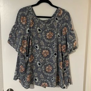 Loft Floral Shirt XL